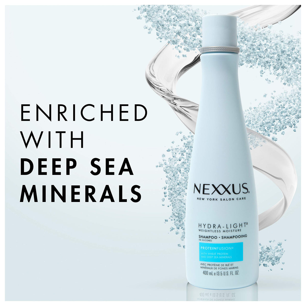 Lavender Nexxus Hydra-Light Weightless Moisture Shampoo Shampoo for Oily Hair Replenishing Silicone free 13.5 oz