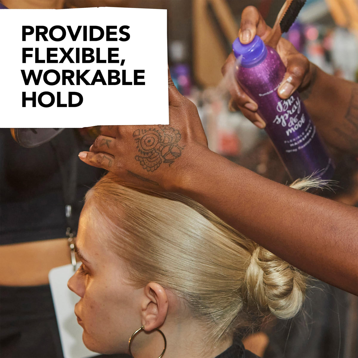 White Smoke Bumble and bumble. Spray de Mode Flexible Hold Hair Spray | Flexible, Brushable Hold + Workability | Curly, Wavy, Straight
