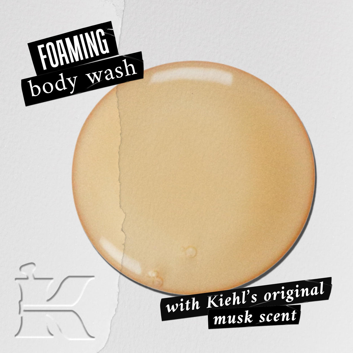 Lavender Kiehl's - Original Musk Body Cleanser - Foaming Body Wash - 8.4 fl oz