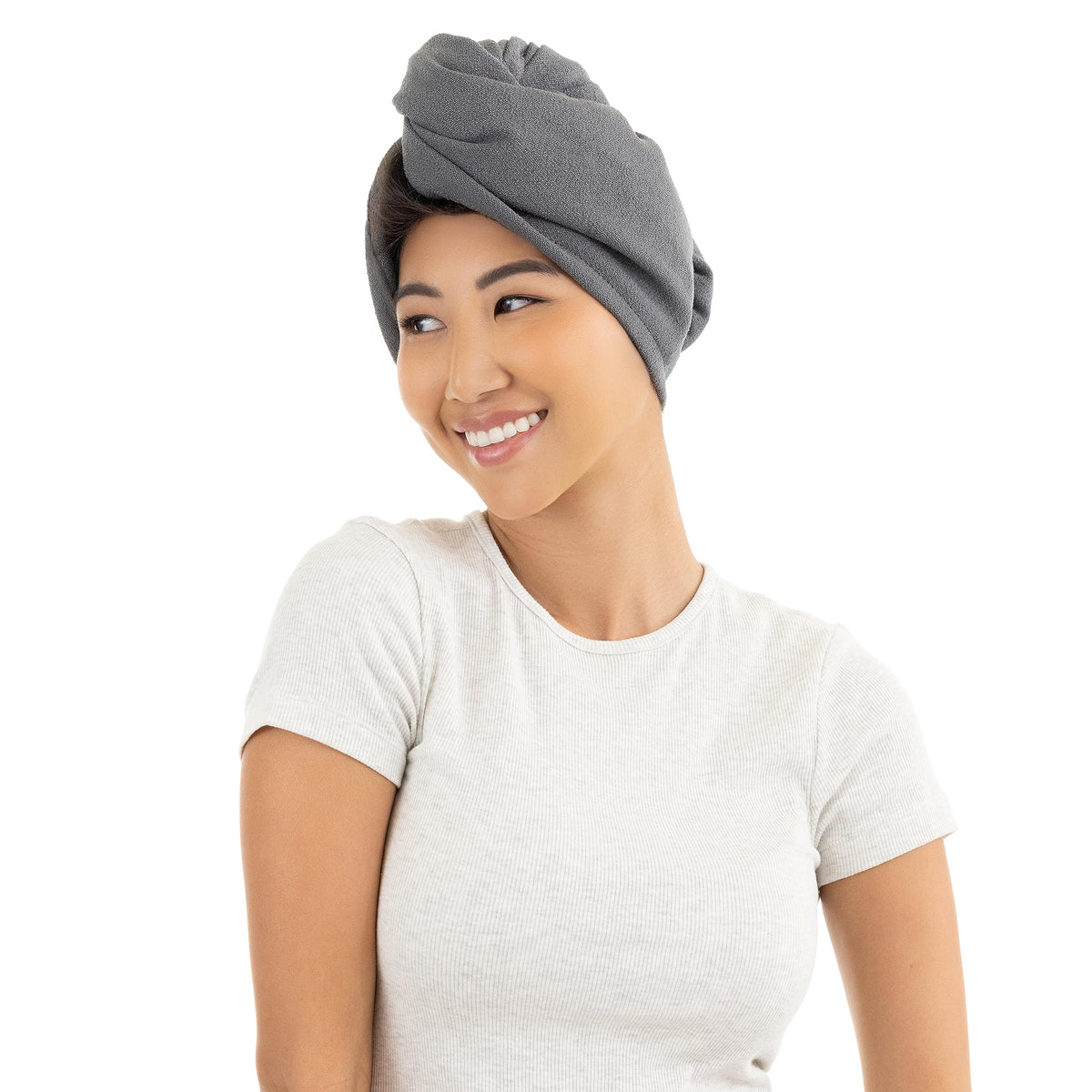 White Smoke Drybar Dry Martini Microfiber Hair Wrap