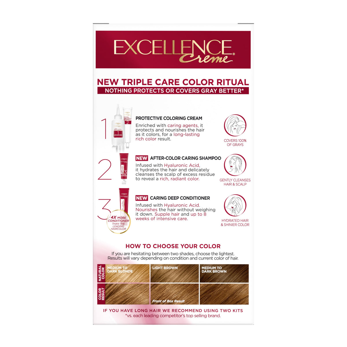 White Smoke L'Oreal Paris Excellence Crème Hair Color, 6G Light Golden Brown