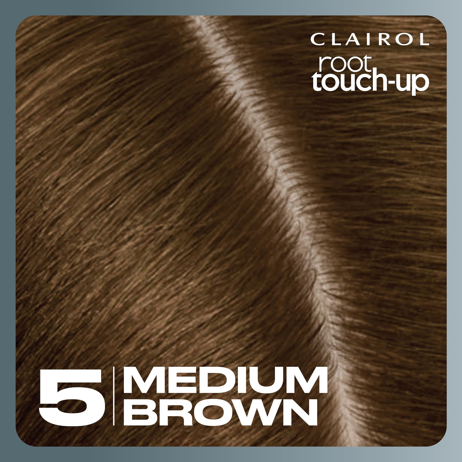 Dark Slate Gray Clairol Root Touch-Up by Nice'n Easy Permanent Hair Dye, 5 Medium Brown Hair Color, Pack of 2