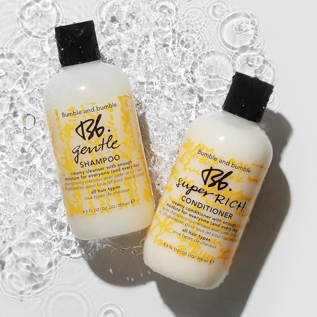 Light Gray Bumble and bumble. Super Rich Hair Conditioner For Every Day | Detangles | Adds Moisture and Shine | For All Dry Curly, Wavy, Straight Hair Types | With Glycerin + Avocado Oil