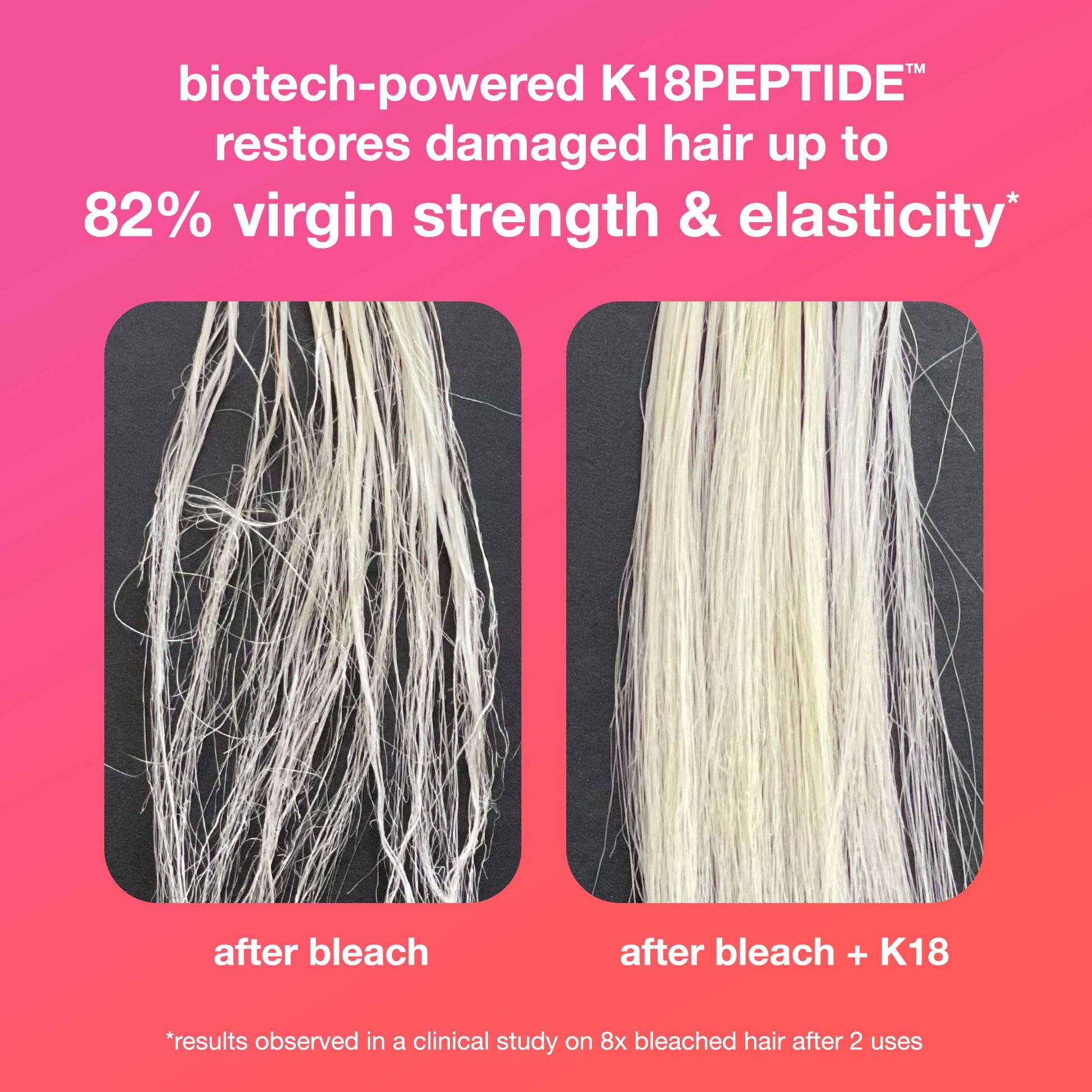 Tomato K18 Damage Control Trio, Damage Shield Shampoo + Conditioner + 4-Minute Molecular Repair Hair Mask, Lasting Damage Repair, Color-Safe Shampoo