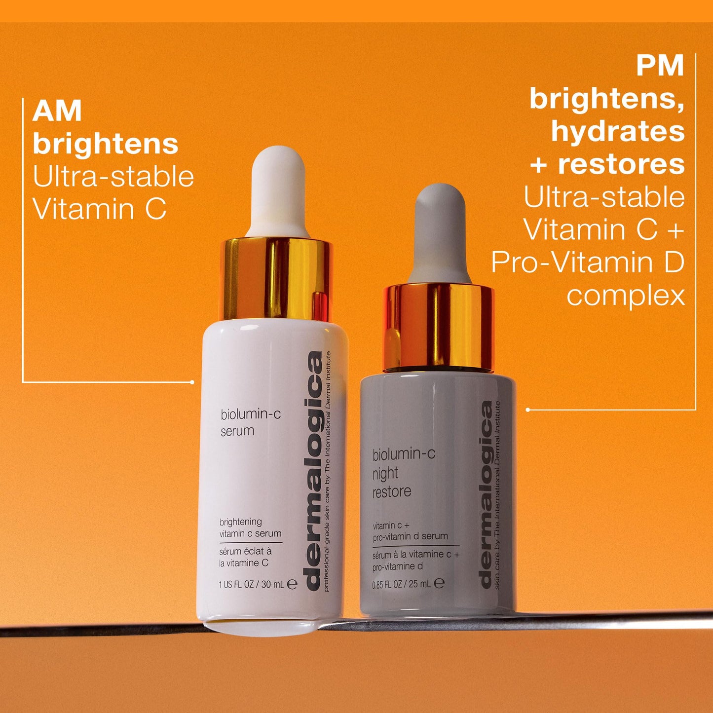Goldenrod Dermalogica Biolumin-C Serum, Vitamin C Dark Spot Serum for Face with Peptide and AHA - Exfoliates and Reduces Sign of Skin Aging, 0.34 Fl Oz