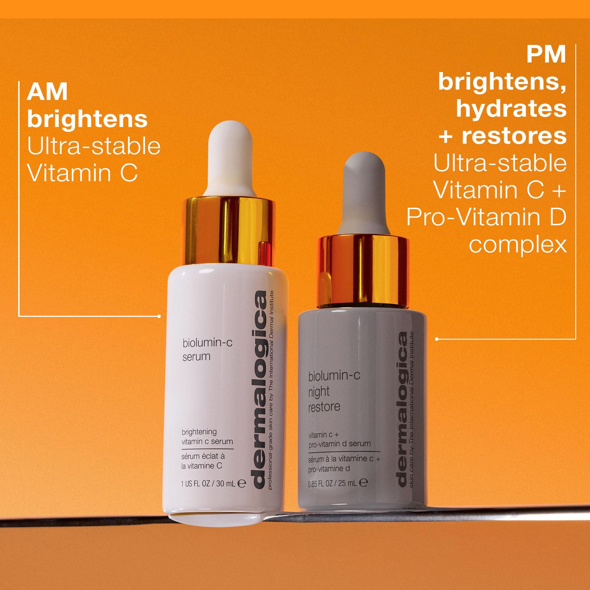 Goldenrod Dermalogica Biolumin-C Serum, Vitamin C Dark Spot Serum for Face with Peptide and AHA - Exfoliates and Reduces Sign of Skin Aging, 0.34 Fl Oz