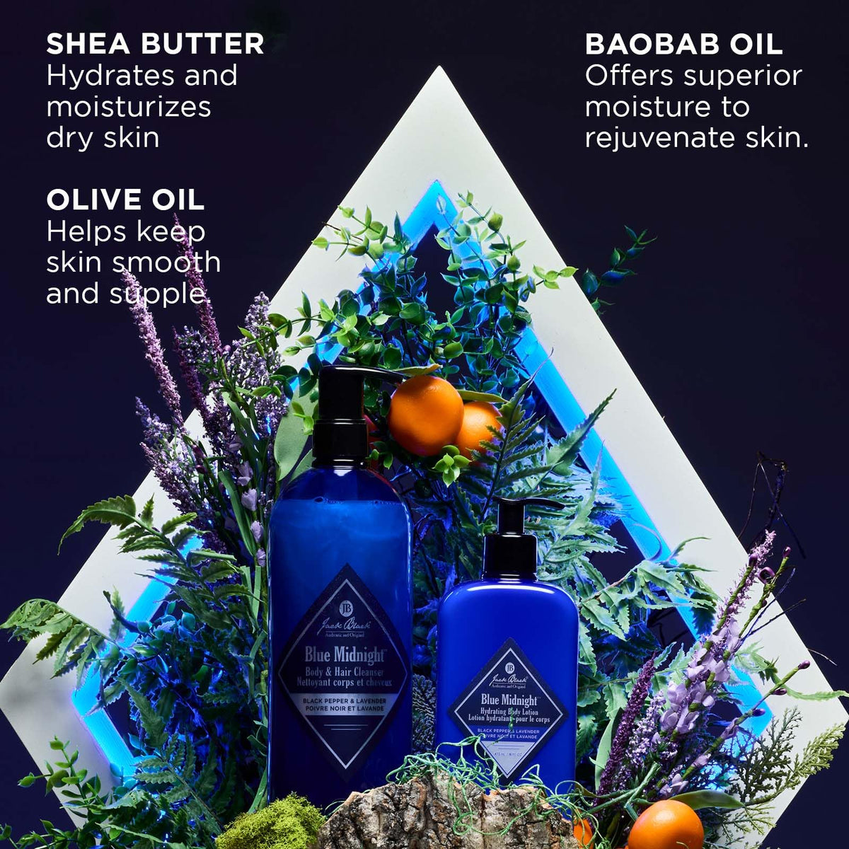 Black Jack Black Blue Midnight Hydrating Body Lotion for Men