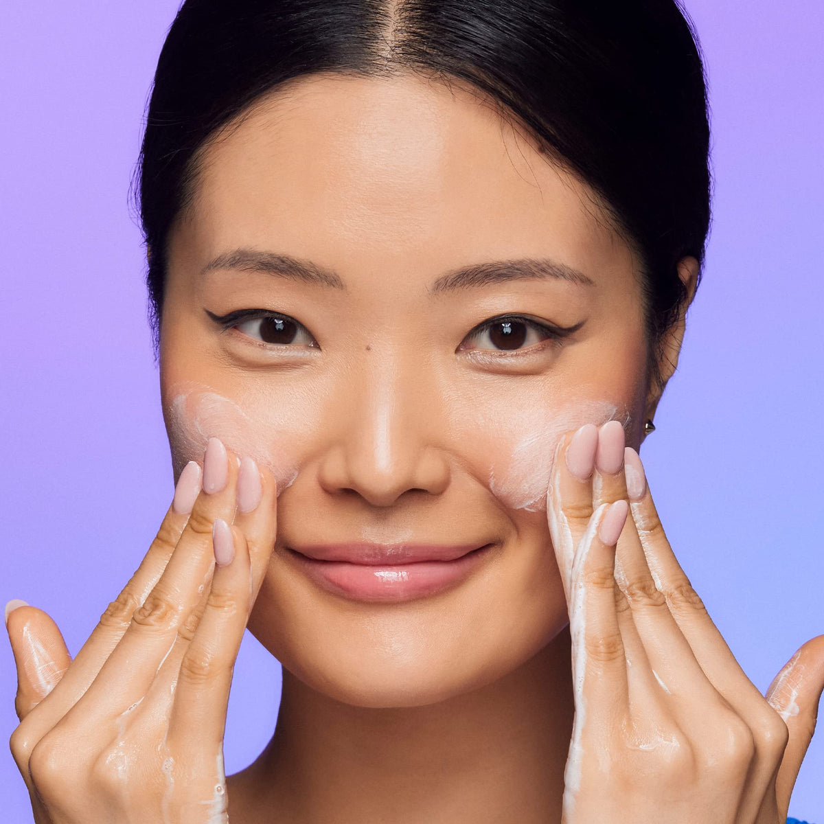 Light Steel Blue LANEIGE Water Bank Cleansing Foam