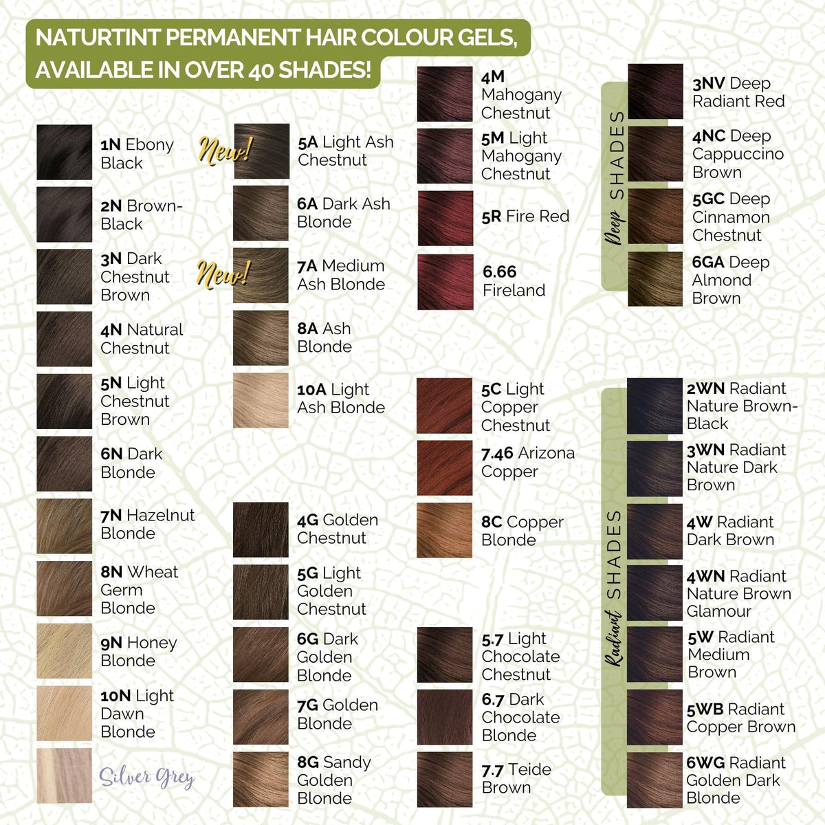 White Smoke Naturtint 4N Natural Chestnut Hair Color, 5.07 FZ