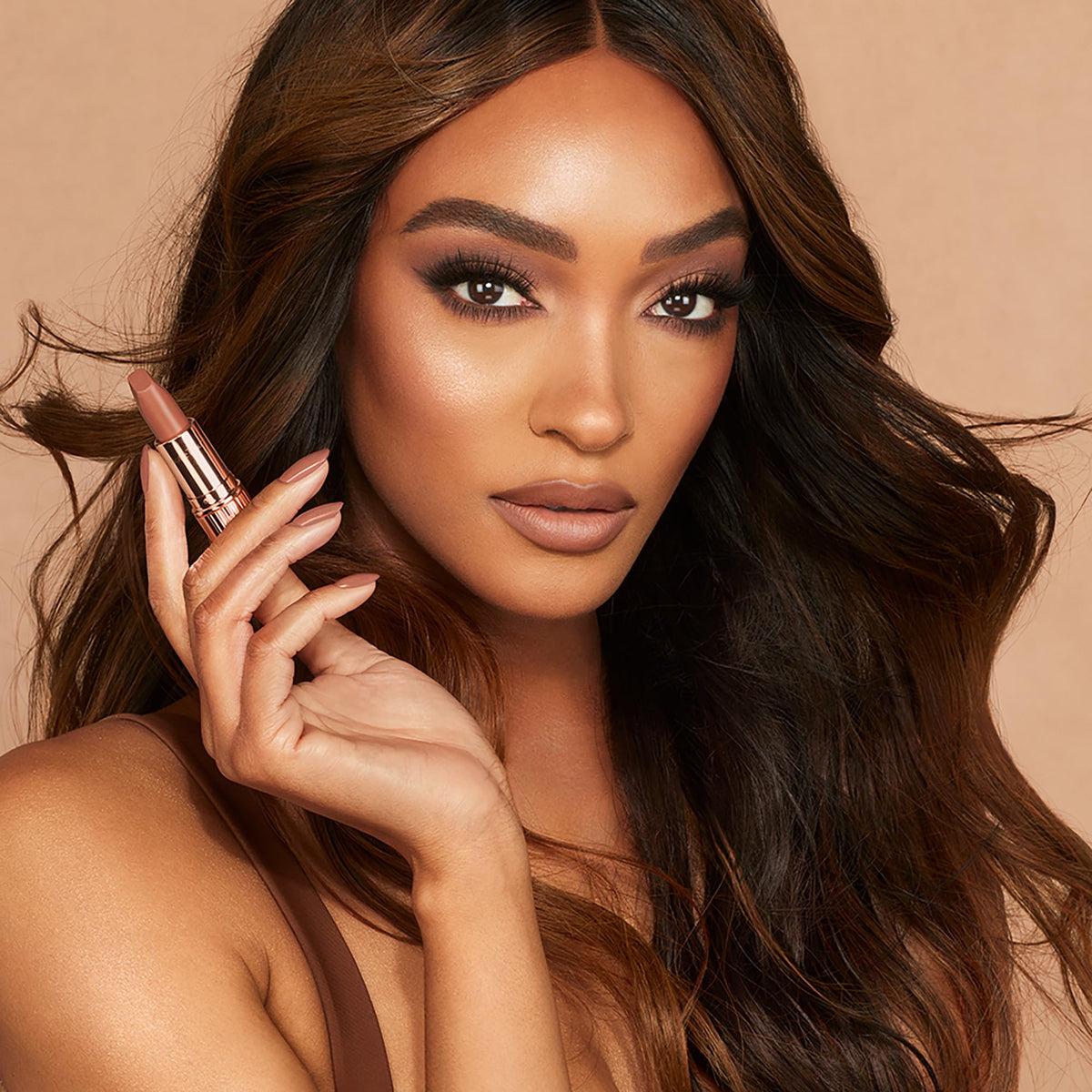 Tan Charlotte Tilbury Matte Revolution Lipstick - Long Lasting, Hydrating
