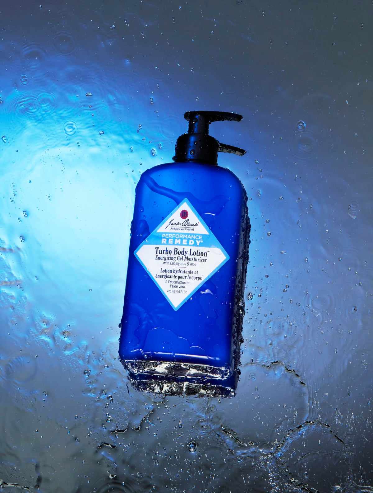 Dark Slate Gray Jack Black Turbo Body Lotion for Men, Energizing Gel Moisturizer