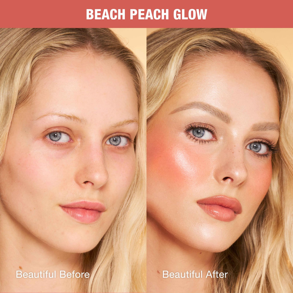Tan Charlotte Tilbury Beautiful Skin Blush for Cheeks & Lips - Multi-Use Color