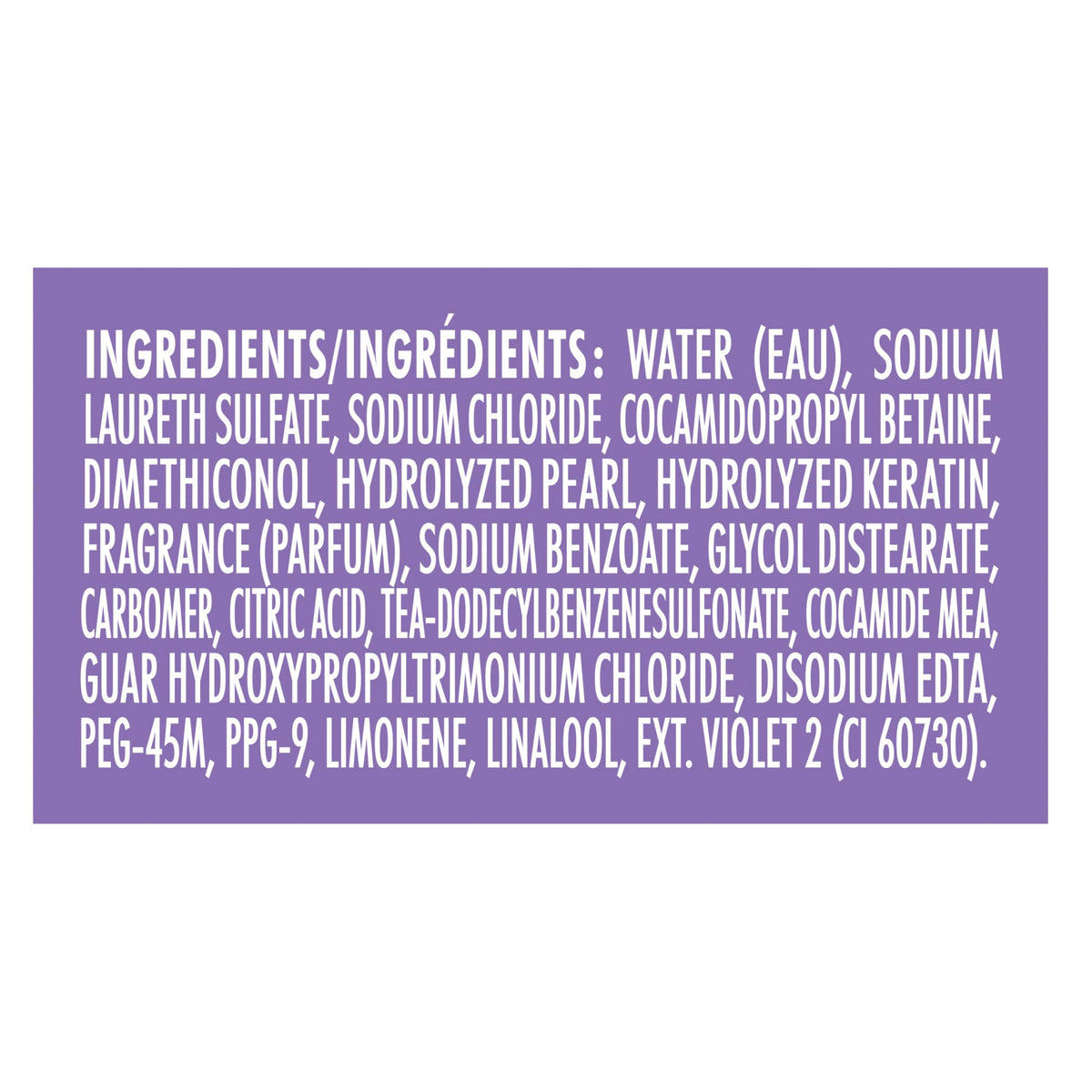 Light Steel Blue Nexxus Blonde Assure Purple Shampoo 8.5 oz