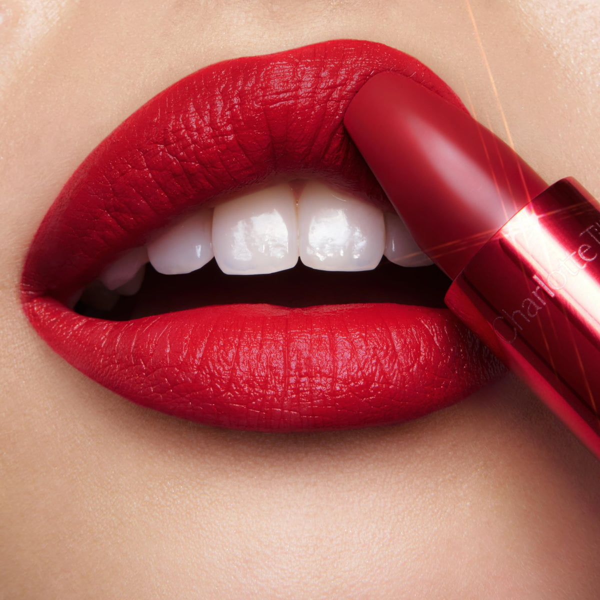Light Pink Charlotte Tilbury Matte Revolution Lipstick - Long Lasting, Hydrating