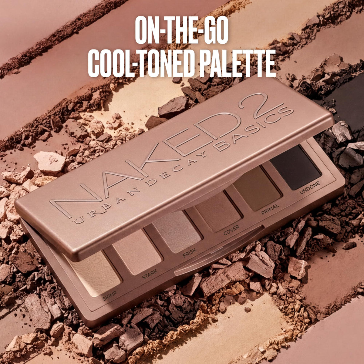 Rosy Brown Urban Decay Naked2 Basics Matte Eyeshadow Palette - 6 Cool Neutral Shadows