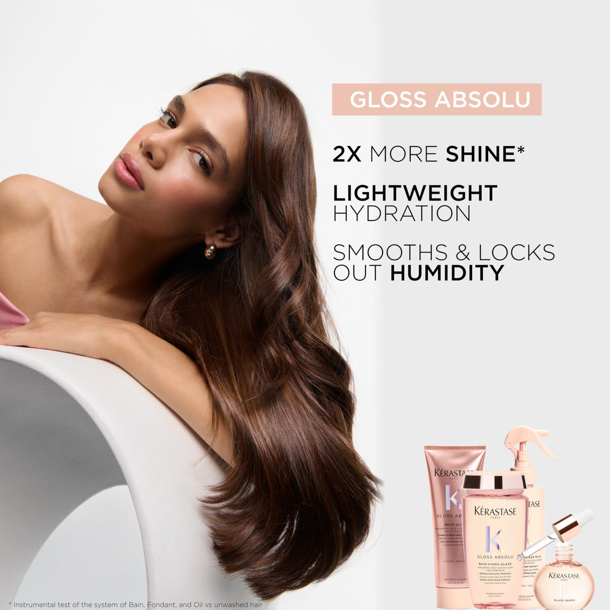 Lavender Kerastase Gloss Absolu Glaze Drops Hair Oil – Anti-Frizz & High Shine