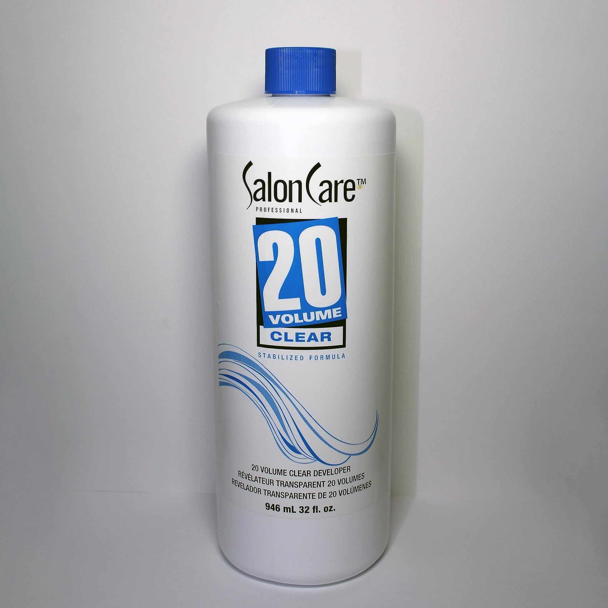 Dark Gray Salon Care 20 Volume Clear Developer, Superior Gray Coverage, Stabilized Formula for Consistent, Predictable Results, 32 Ounce