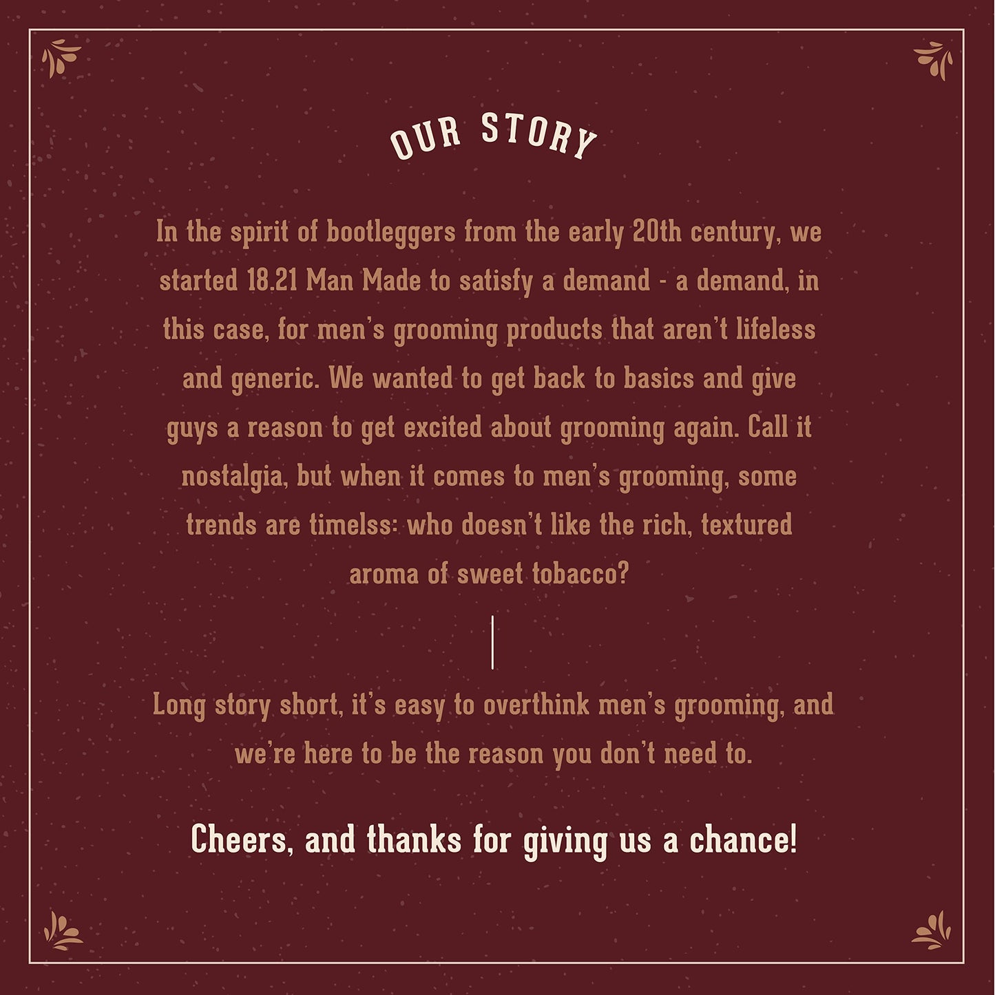 Dark Red 18.21 Man Made Elixir 13 Men's Styling and Thickening Treatment for Hair, Original Sweet Tobacco Volumizing Leave-on, 3.4oz