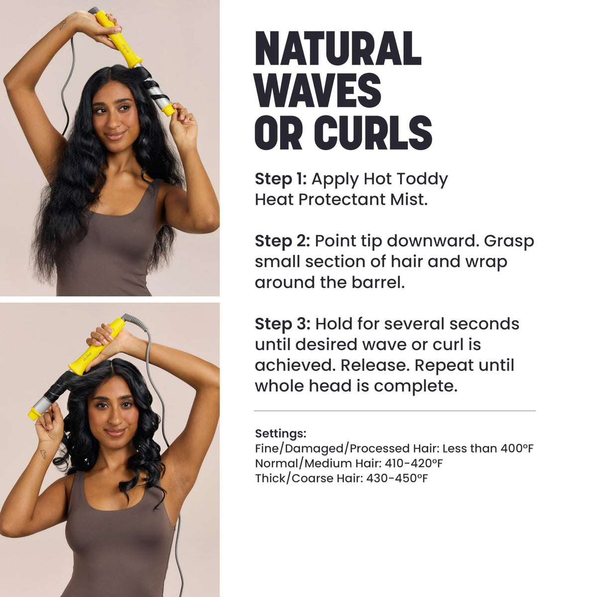 White Smoke Drybar The Wrap Party Curling & Styling Wand