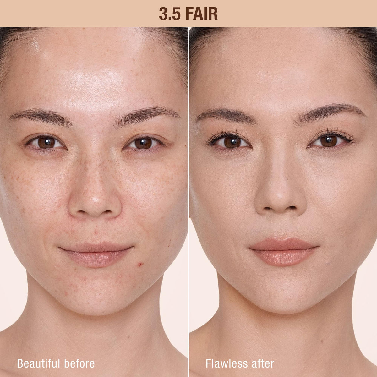 Tan Charlotte Tilbury AIRbrush Flawless Blur Concealer - Longwear Concealer for Dark Circles, Blemishes, Redness & More - Hydrating, Crease-Proof & Full Coverage with a Natural Matte Finish
