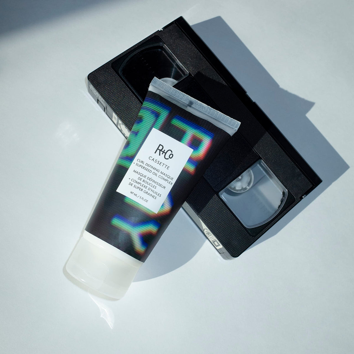 Light Gray R+Co CASSETTE Curl Defining Masque, 5 Oz