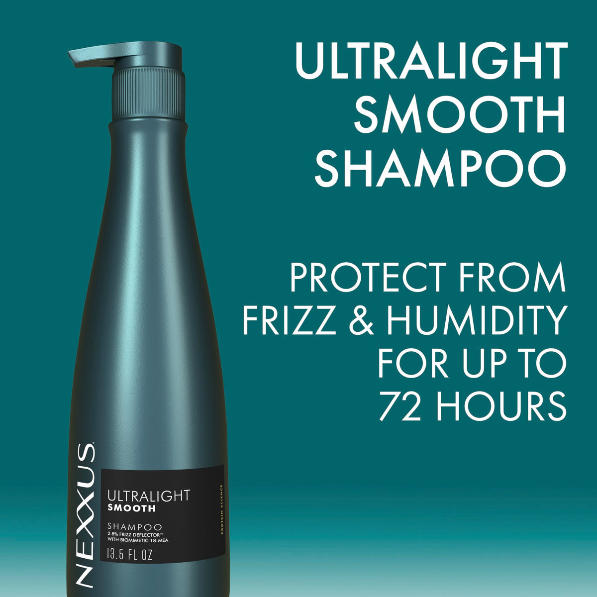 Dark Cyan Nexxus Ultralight Smooth Shampoo for Frizzy Hair, 13.5 oz