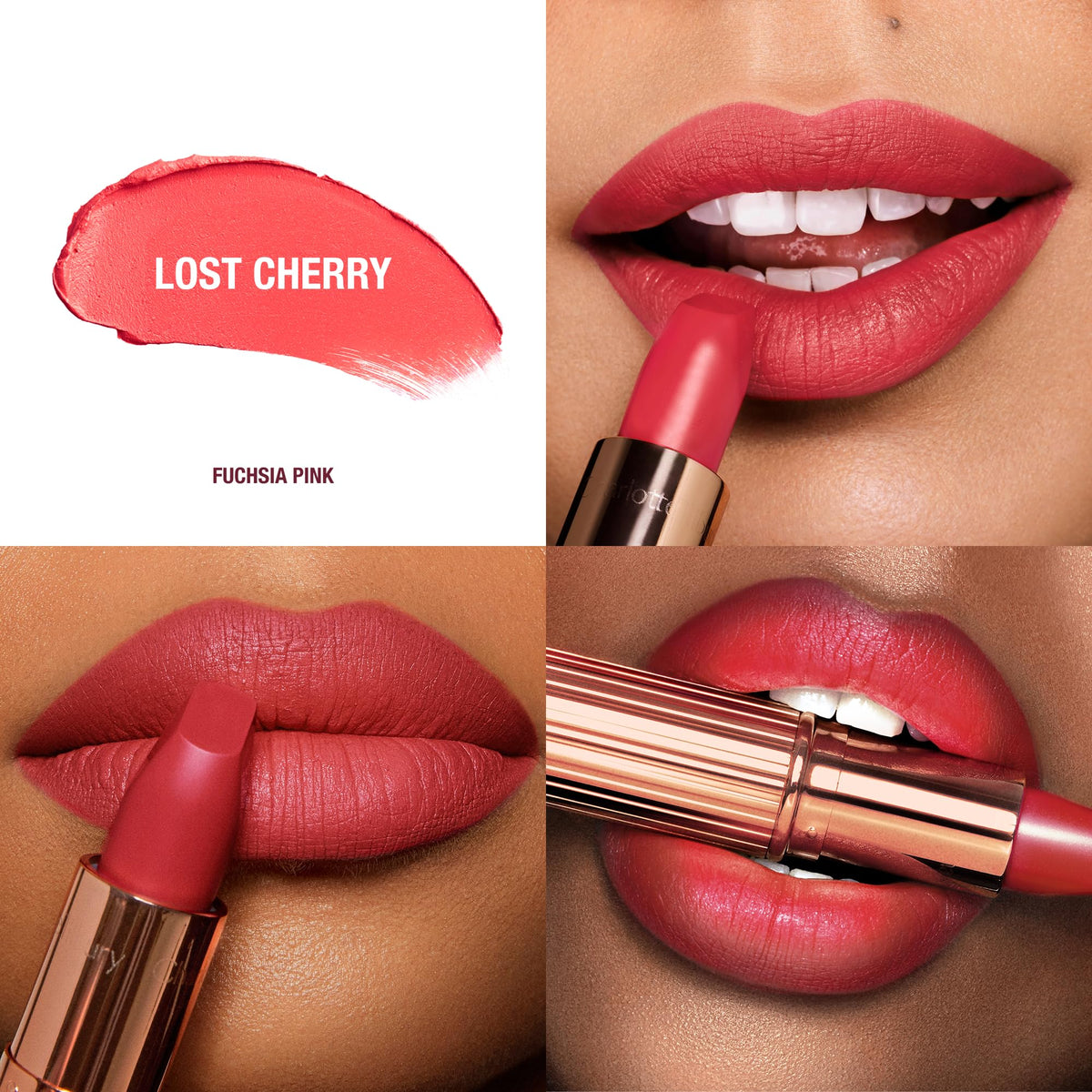White Smoke Charlotte Tilbury Matte Revolution Lipstick - Long Lasting, Hydrating
