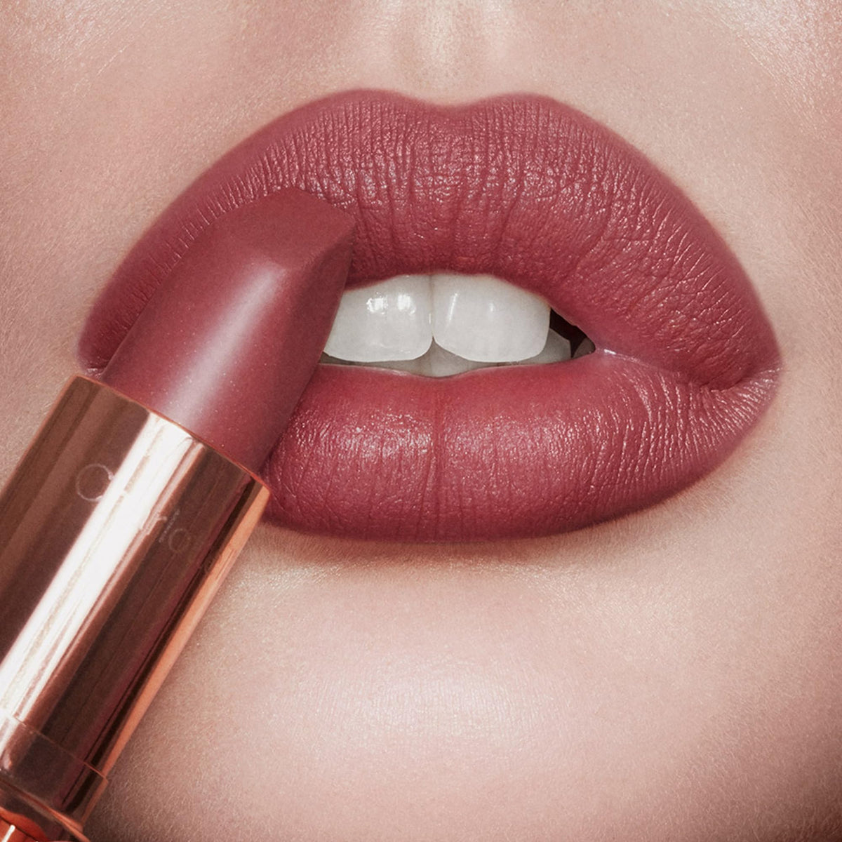 Tan Charlotte Tilbury Matte Revolution Lipstick - Long Lasting, Hydrating