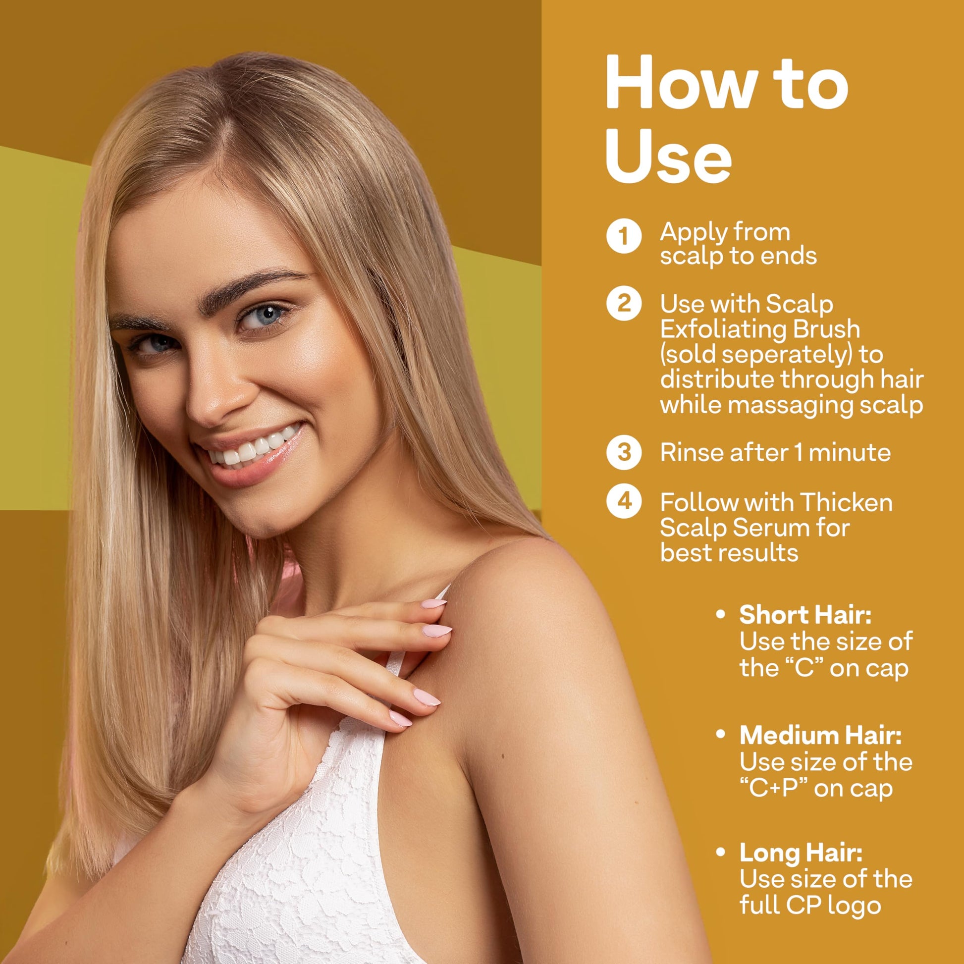Goldenrod Colorproof Biorepair Thicken Conditioner for Thinning Color-Treated Hair, Nourishes & Stimulates Hair & Scalp, Thicker, Fuller Looking Hair, Sulfate-Free, Vegan