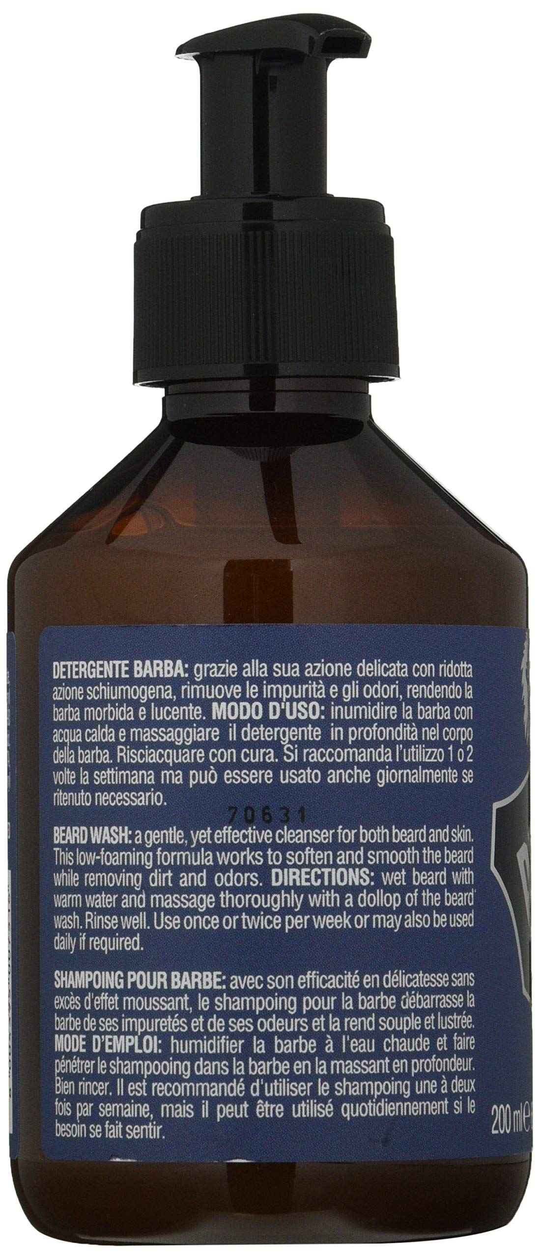 White Smoke Proraso Beard Wash for Men to Cleanse, Soften and Smooth Beard and Skin