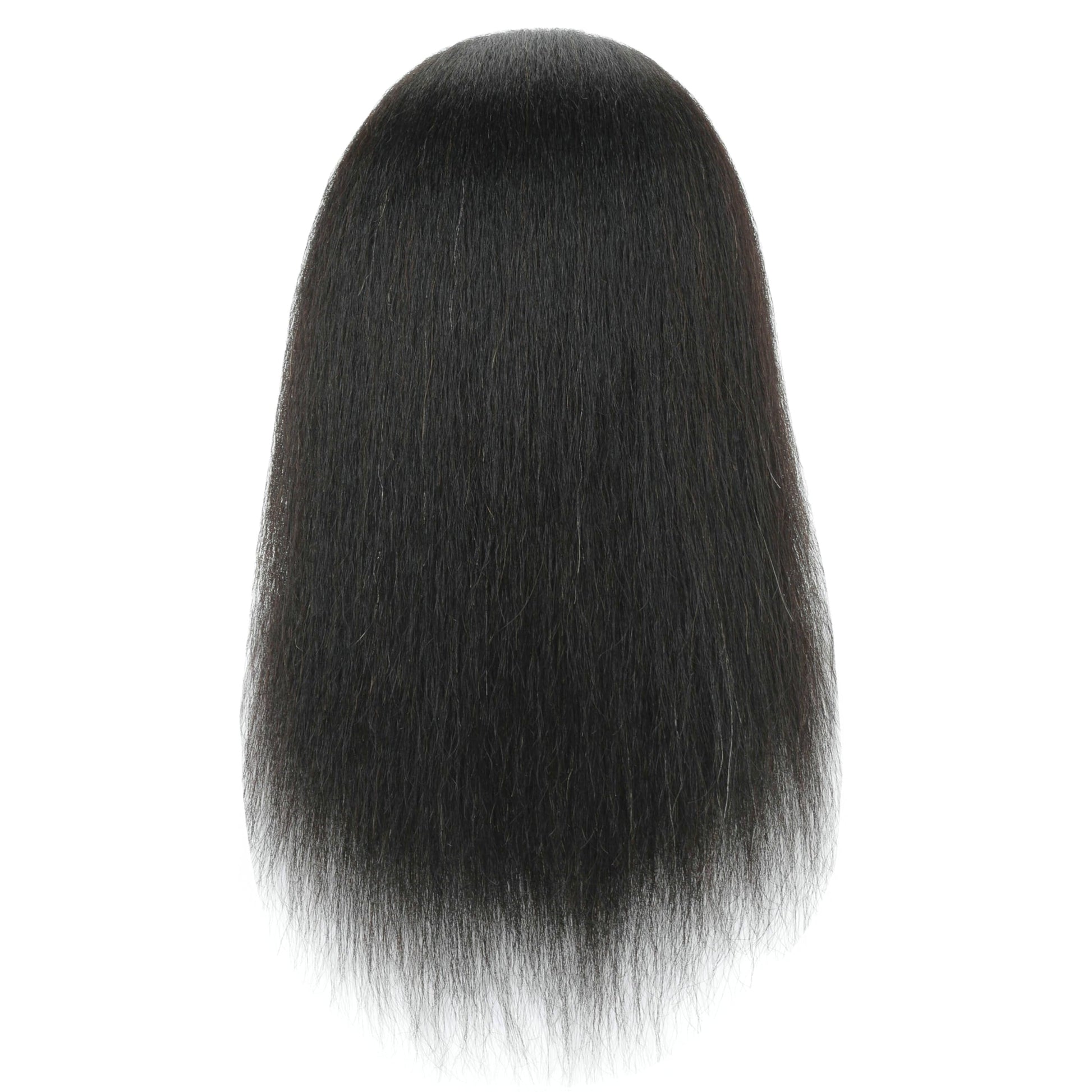 Dark Slate Gray LECIPO Mannequin Head with 100% Real Human Hair for African American Practice Manikin Doll Style Head Braiding Styling Cosmetology Barber Training with Stand