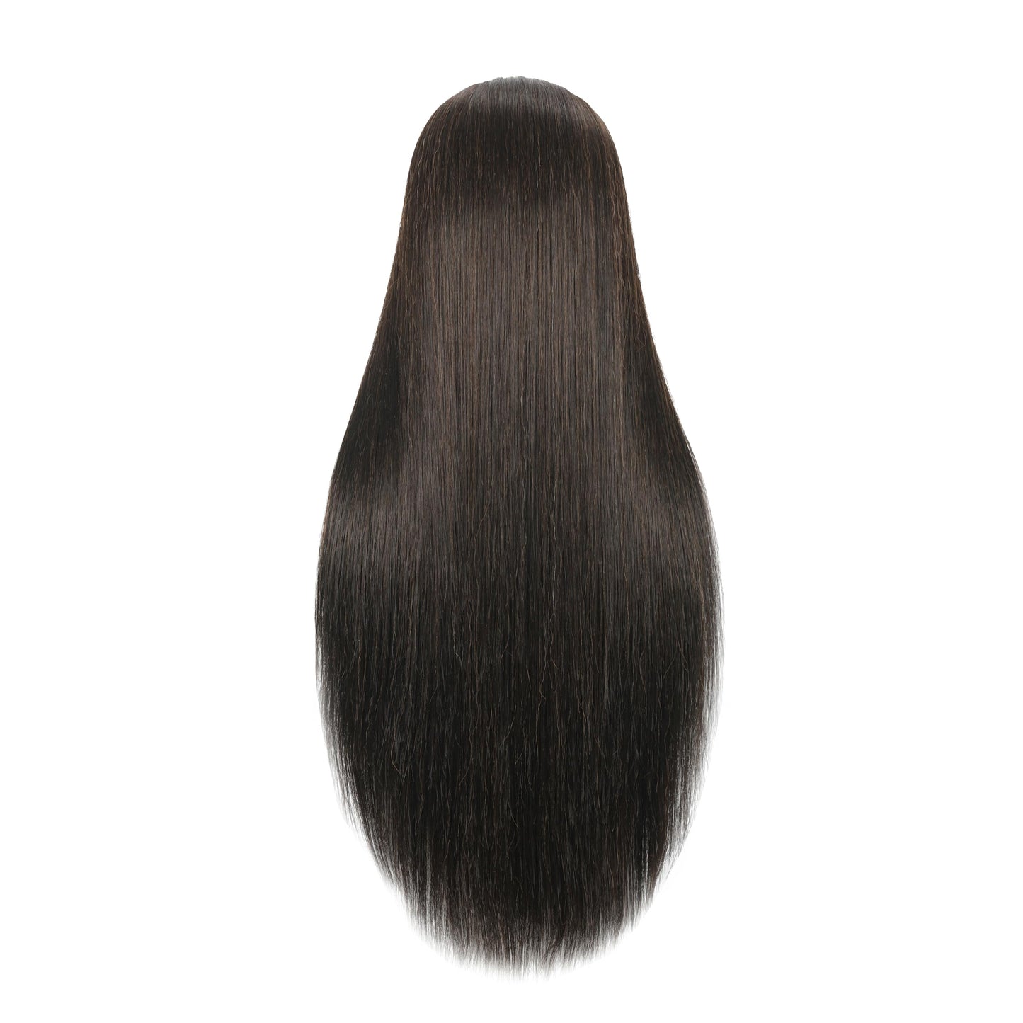 White Smoke EVATEC 30 inches Long Brown 80% Real Human Hair Mannequin Head with Stand for Braiding Styling Updos Curling Cutting Practice Cosmetology Training Display with Stand
