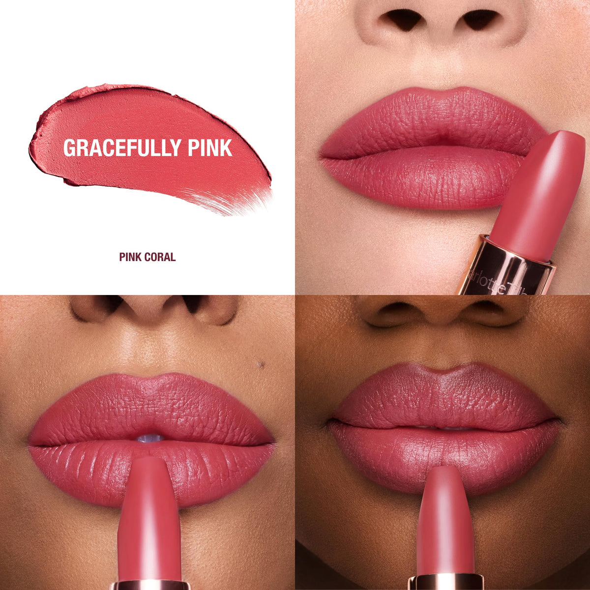 White Smoke Charlotte Tilbury Matte Revolution Lipstick - Long Lasting, Hydrating