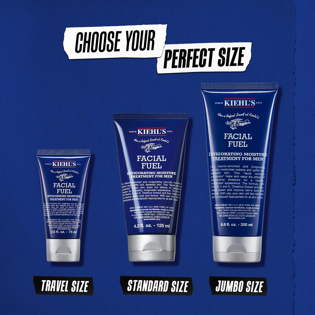 Midnight Blue Kiehl's - Facial Fuel Men's Energizing Moisturizer