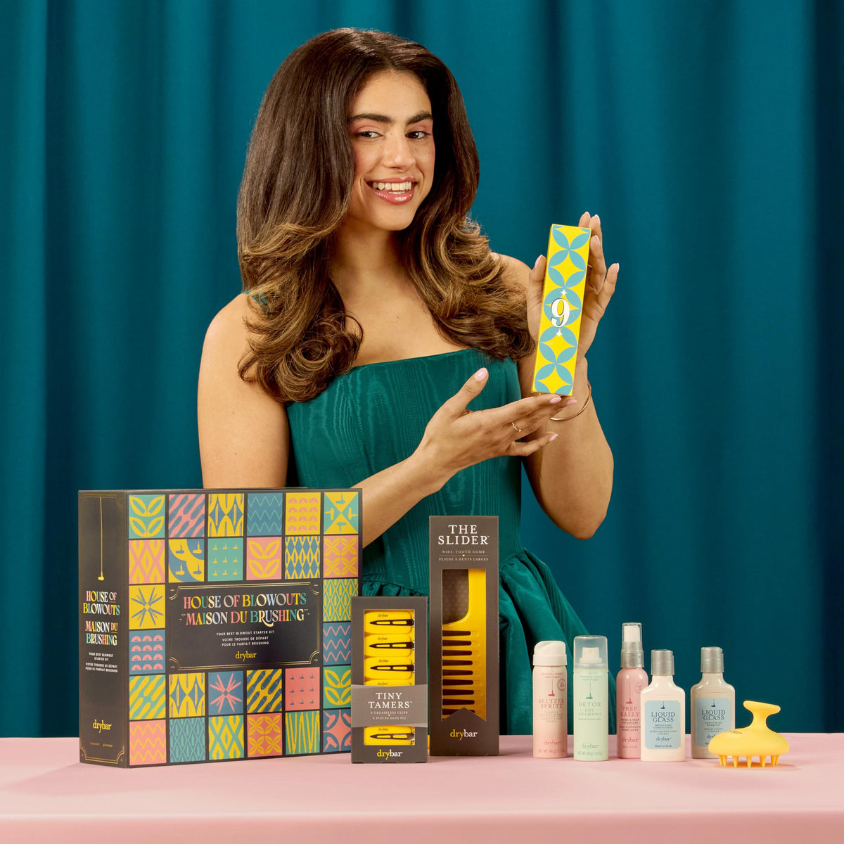 Dark Slate Gray Drybar House of Blowouts Starter Kit for Your Best Blowout