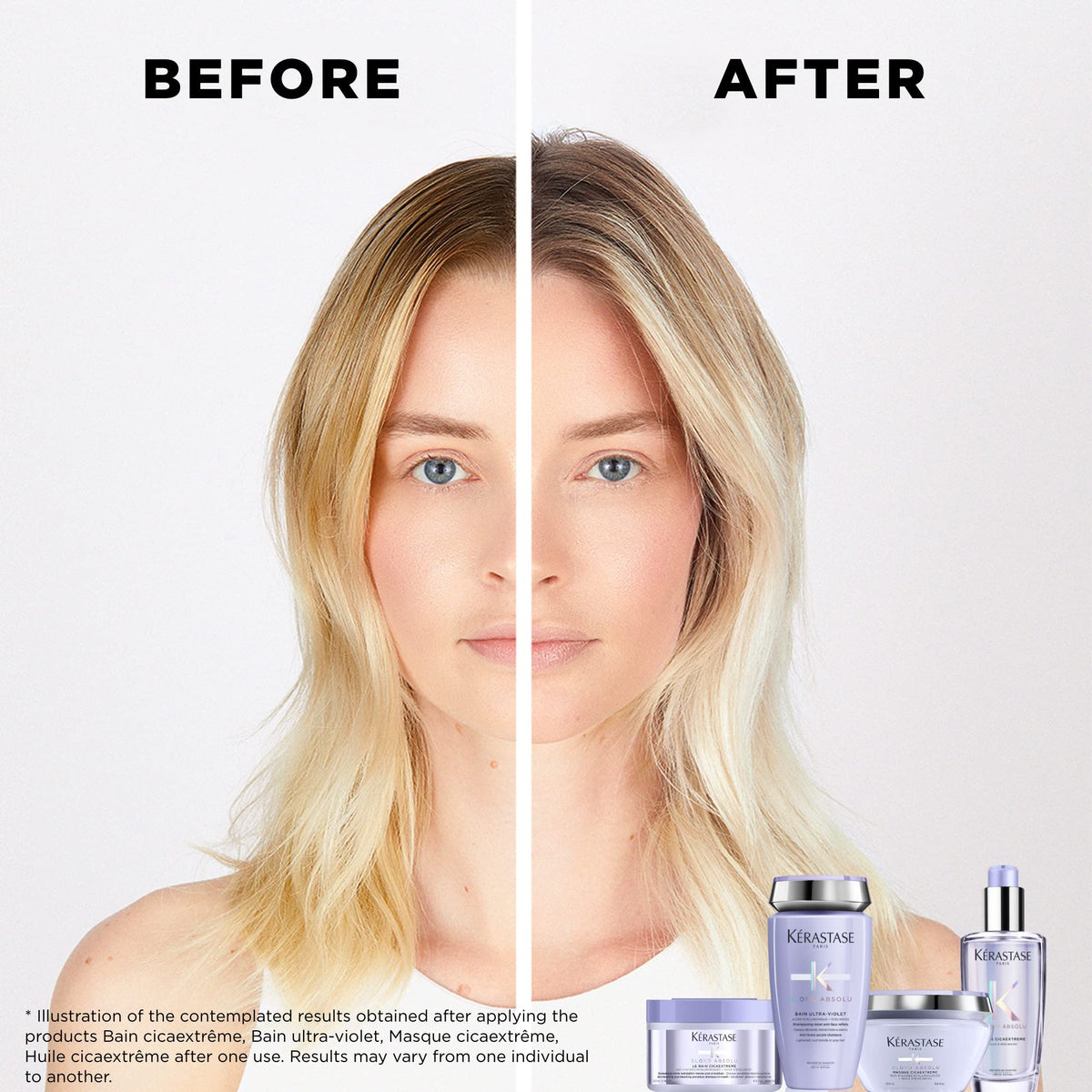 Lavender Kerastase Blond Absolu Cicaplasme Serum – For Lightened Hair