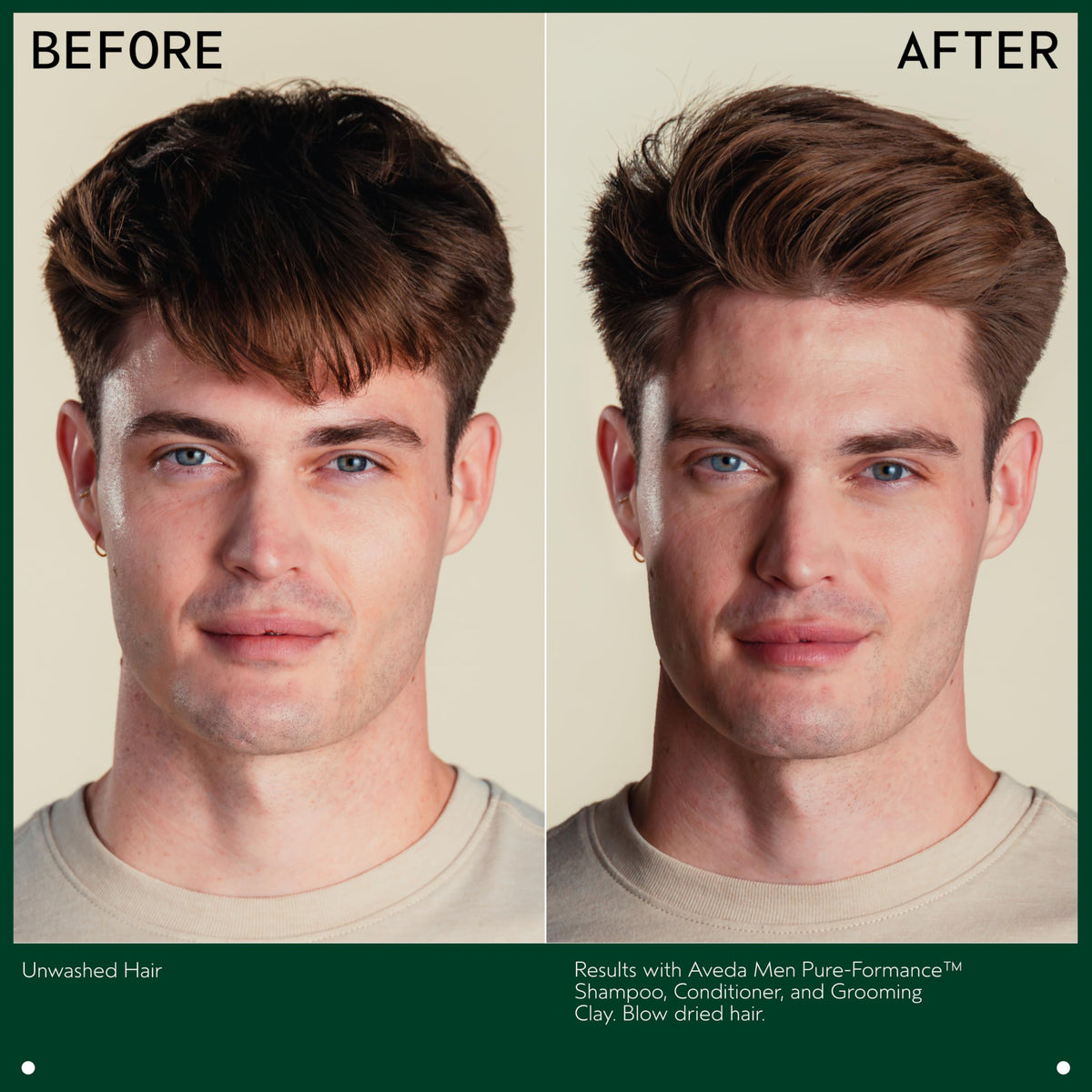 Light Gray Aveda Men Pure-Formance Conditioner | Daily Lightweight Conditioner for Men’s Hair | Conditions and Adds Shine | 99% Naturally Derived*, 10 Fl Oz