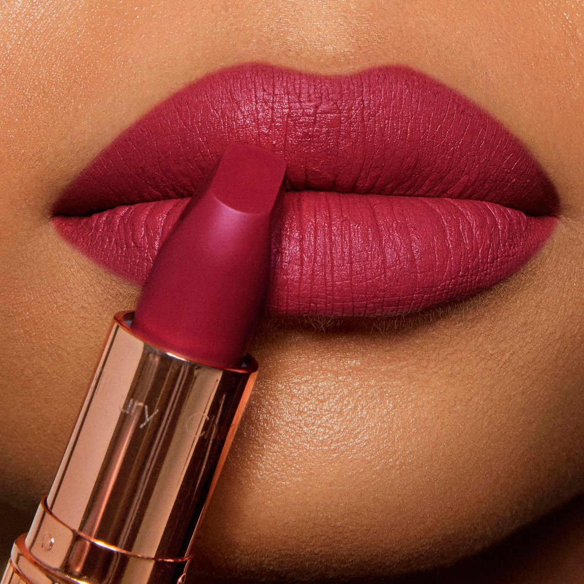 Sandy Brown Charlotte Tilbury Matte Revolution Lipstick - Long Lasting, Hydrating