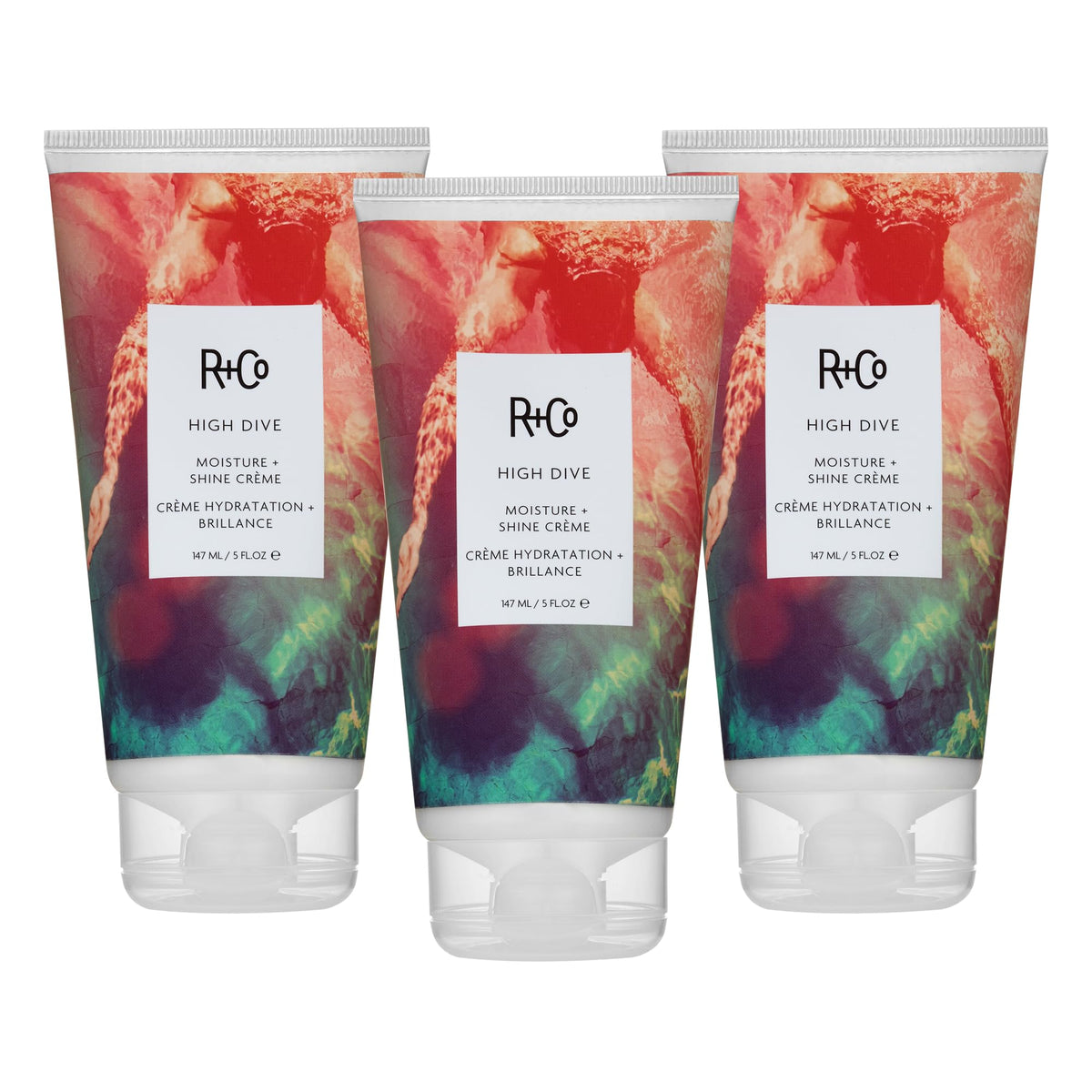 White Smoke R+Co HIGH DIVE Moisture + Shine Crème
