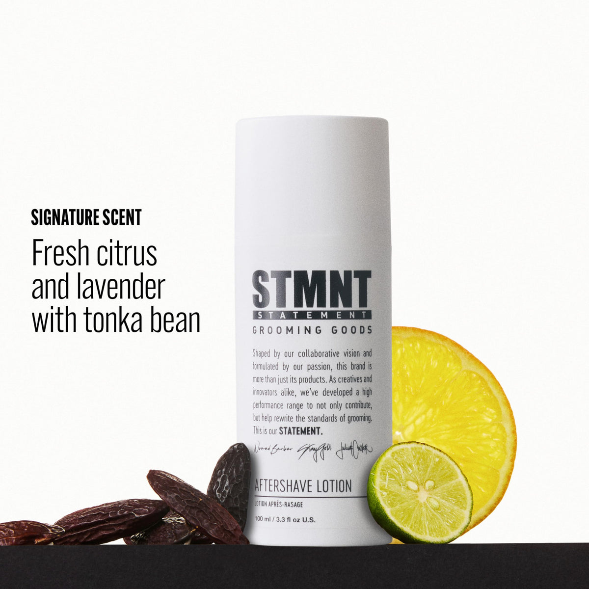 White Smoke STMNT Grooming Goods Aftershave Lotion, 3.3 oz | Balances and Refreshes Skin | Moisturizes Skin up to 24 hours