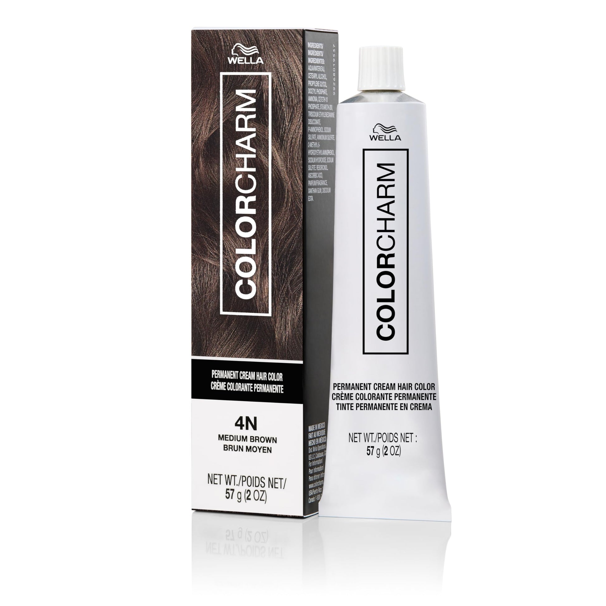 Lavender COLORCHARM Permanent Cream Hair Color, 5N Light Brown, 2 oz.