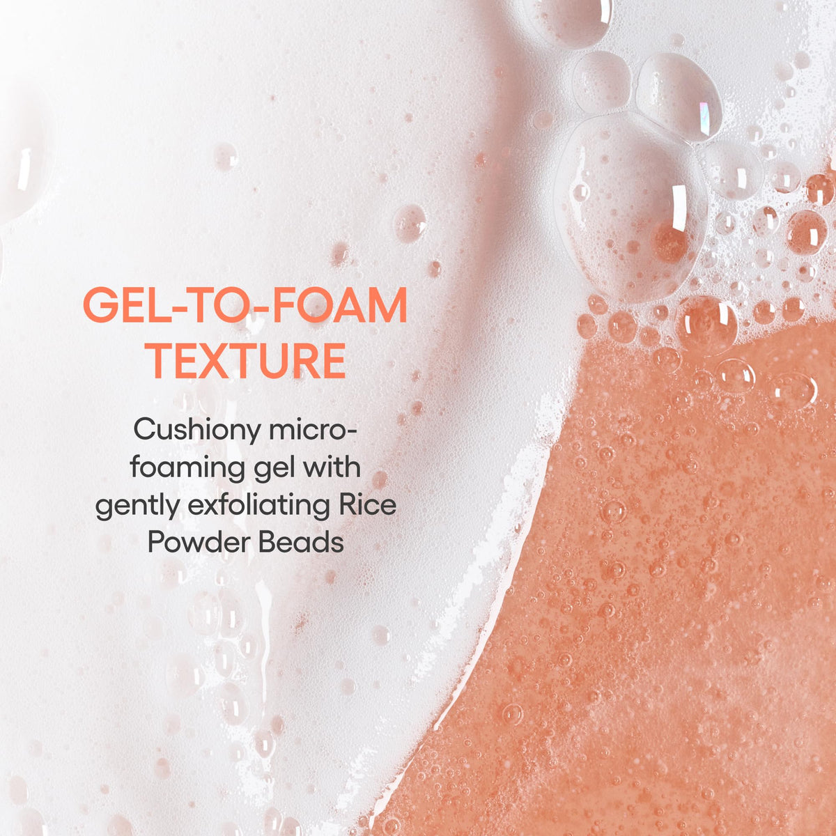 Lavender LANEIGE Balance Mode Rice Foaming Korean Gel Cleanser with Glycolic Acid