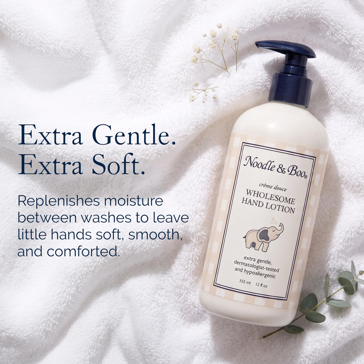 Lavender Noodle & Boo Hand Care Essentials, Hand Wash + Lotion, 2-Piece Set, 12 Oz