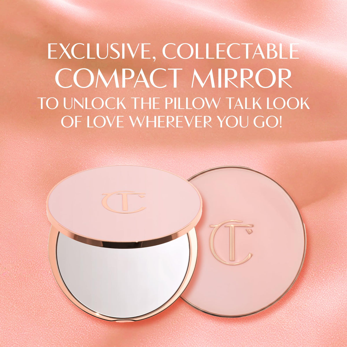 Light Pink Charlotte Tilbury Pillow Talk Icons On The Go – 3-Piece Makeup Gift Set with Lipstick, Lip Liner & Cream Eyeshadow In An Easy-To-Gift Keepsake Tin