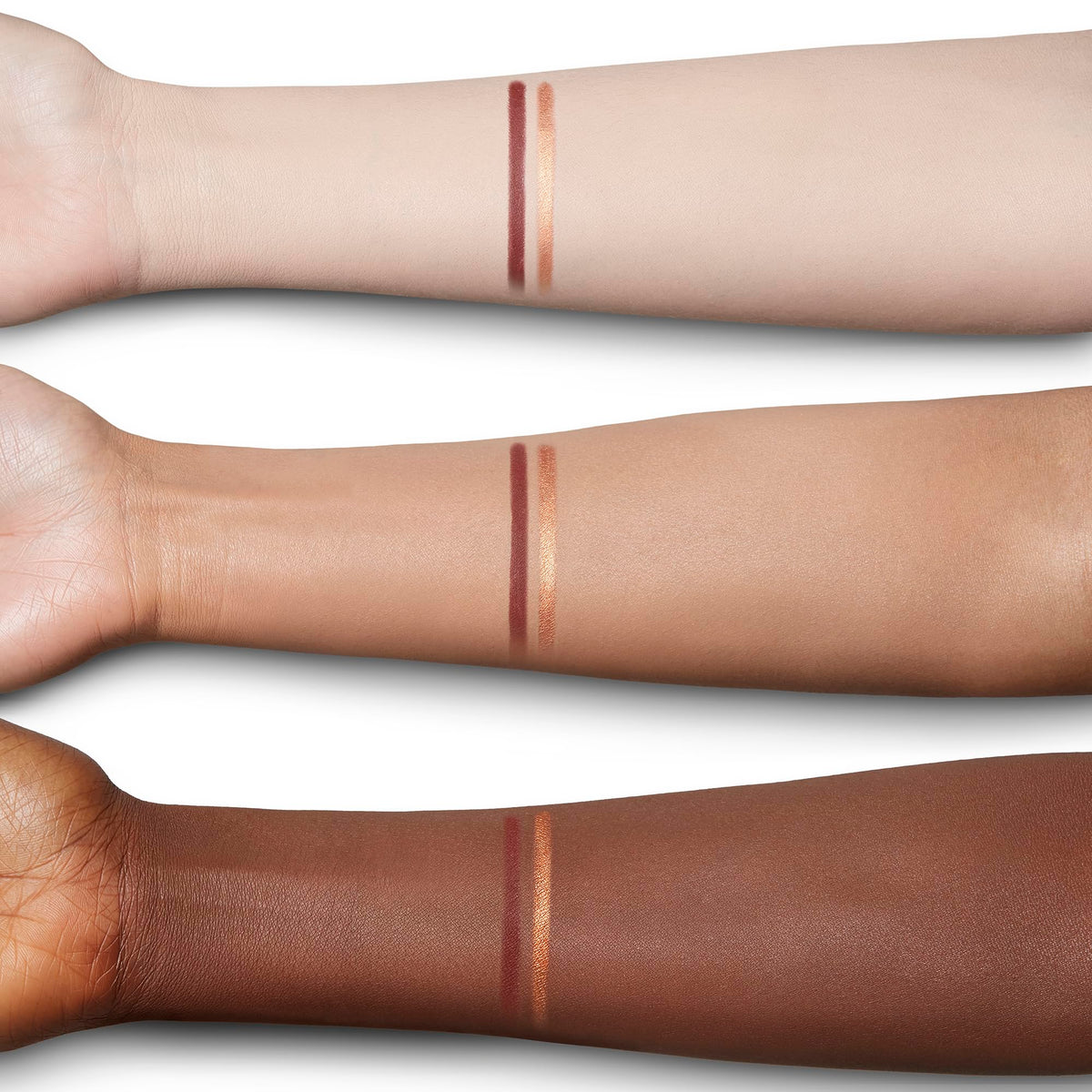White Smoke Charlotte Tilbury Exagger-Eyes Eyeliner Duo - Dual-Ended - Metallic & Matte