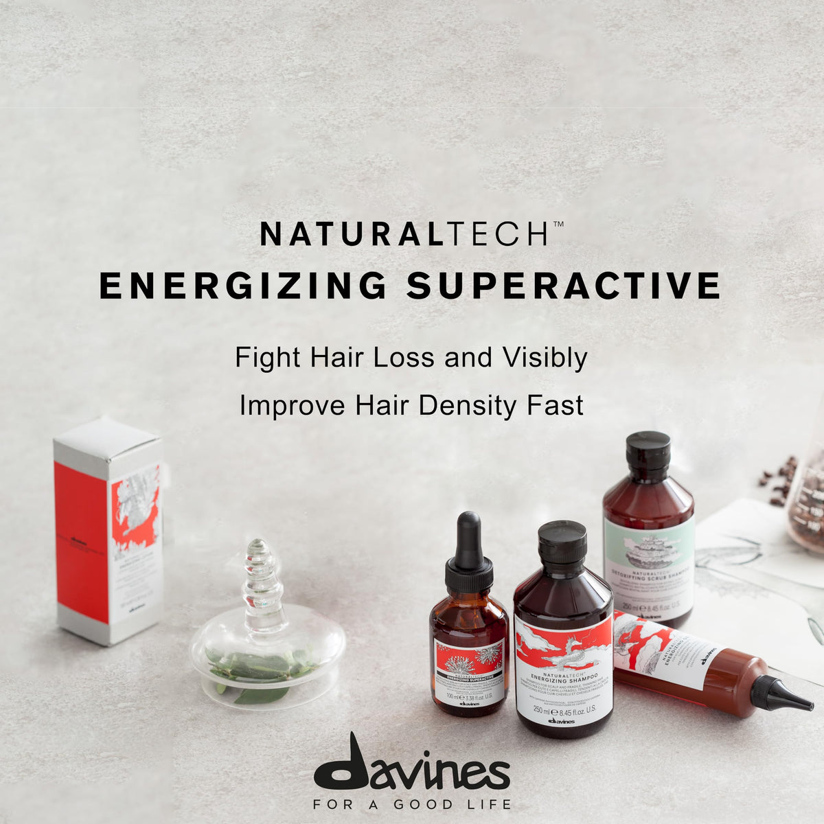 Light Gray Naturaltech Energizing Superactive Anytime Serum for faster hair growth