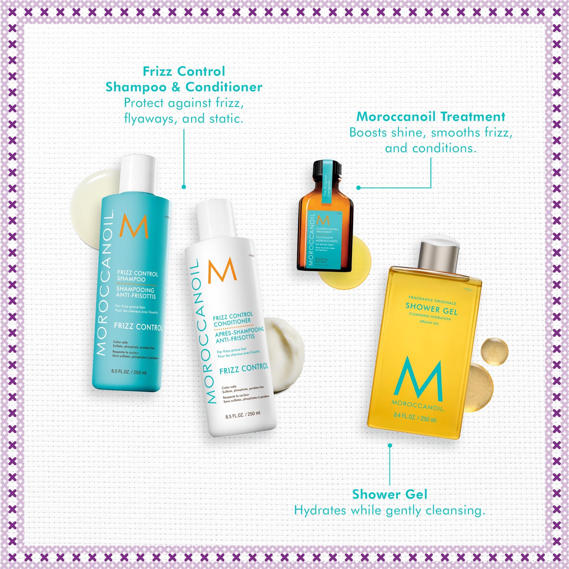White Smoke Moroccanoil Holiday Volume Hair Set