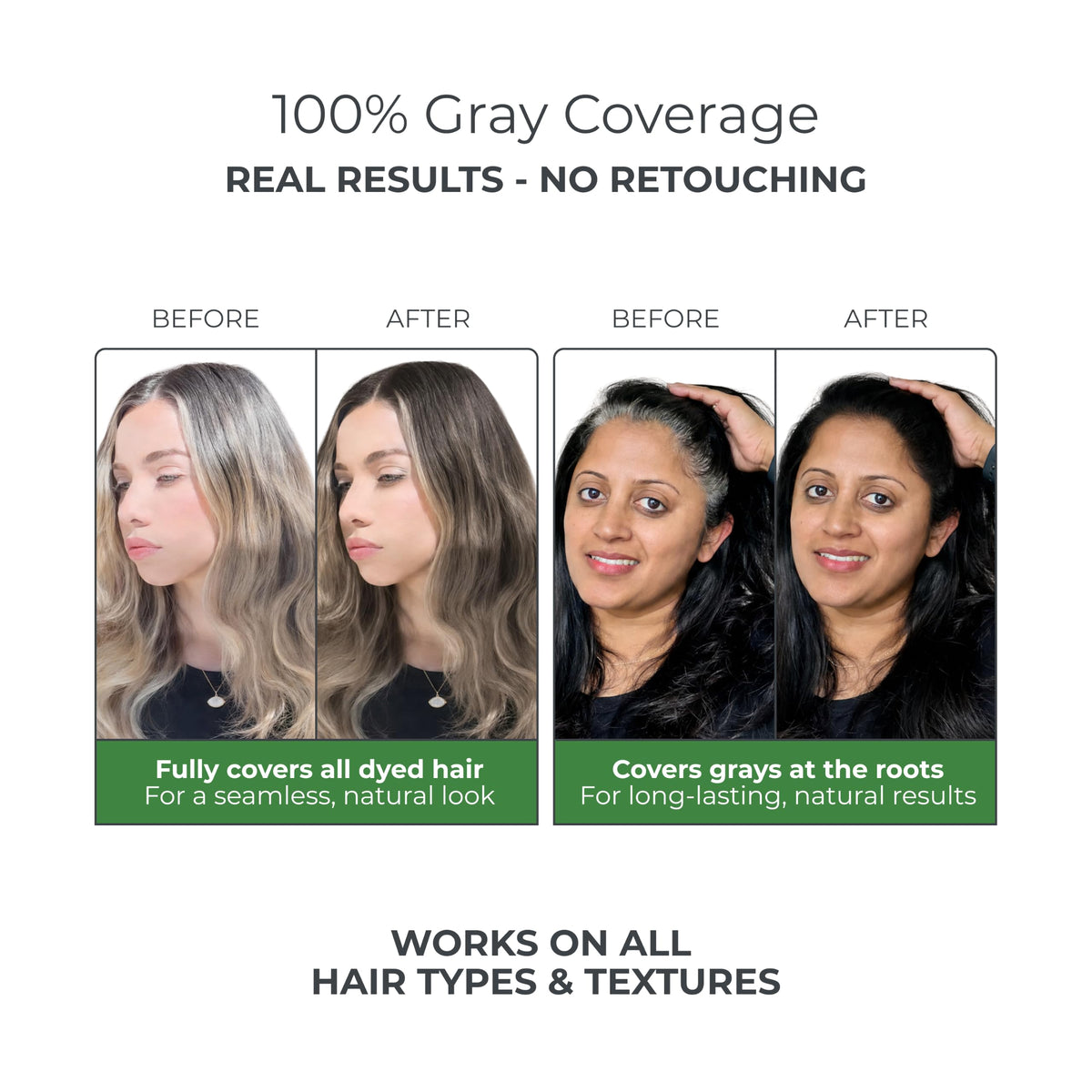 White Smoke Simpler Hair Color - Women's Full Coverage Hair Dye Kit, Light Brown