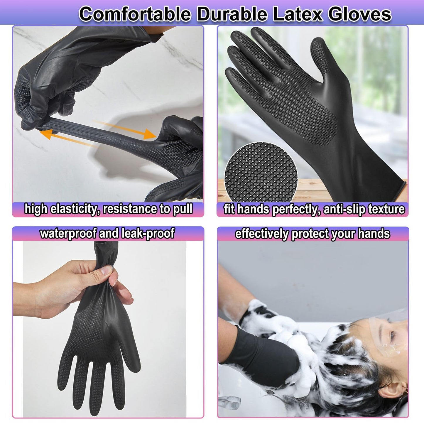 White Smoke Shampoo Bowl Neck Rest for Sink, Silicone Neck Rest Cushion with Suction Cup, Non-Slip Hair Washing Sink Neck Support for Wash Basin with Hair Dye Gloves