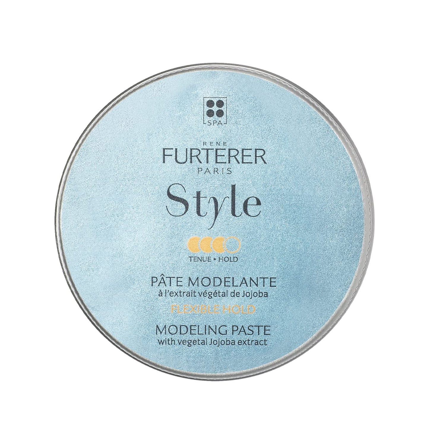 White Smoke Rene Furterer STYLE Modeling Paste - Sculpts & Texturizes - Flexible Hold - With Moisturizing Jojoba Extract - All Hair Types - Vegan & Silicone-Free - 2.5 fl. oz.